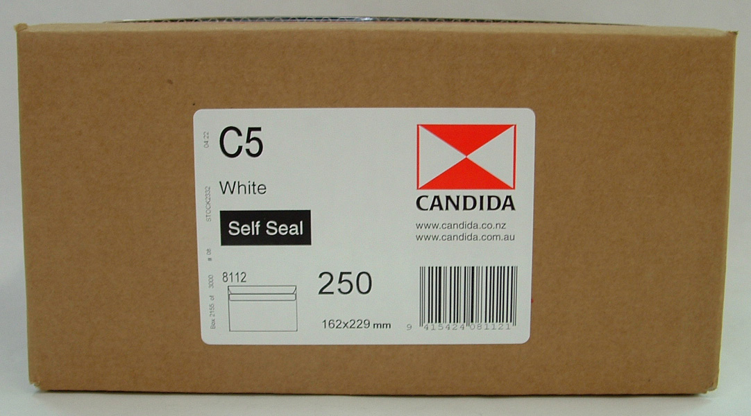 Envelopes C5 White Self Seal - 250